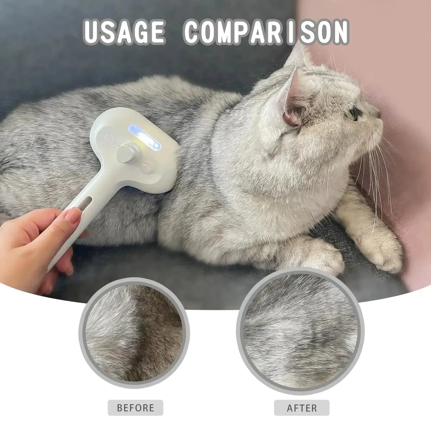 Pawsy™ 3-in-1 Steaming Brush